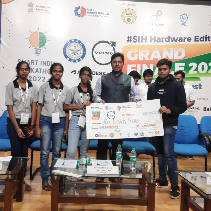 Fizon Tech winning Smart India Hackathon 2022 Grand Finale
