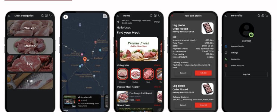 Protein Fresh — Meat Delivery — built by Fizon Tech